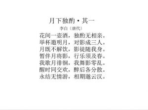 月下独酌