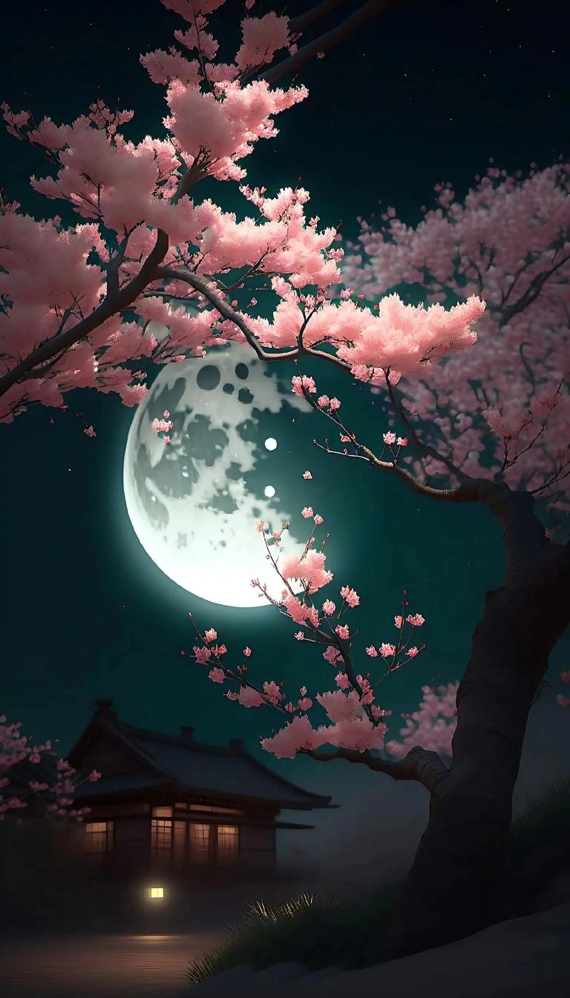 夜色中的桃花梦