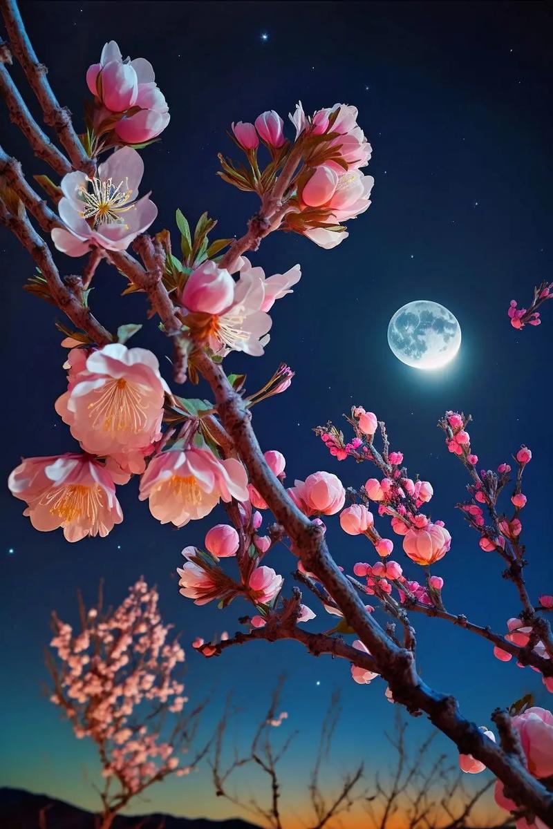 月下梅花香满径 月下梅花香满径