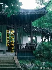 南国雨夜离愁满溢